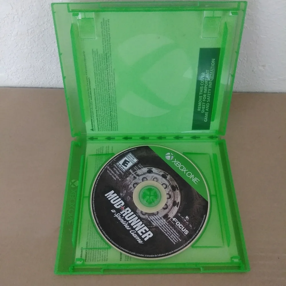 XBOX One Mud Runner Spintires Off Roading Simulation Video Game